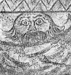 Фрагмент настенной росписи Анапского склепа