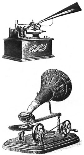 Модель эдисоновского фонографа, появившаяся в результате конкурентной борьбы с граммофоном